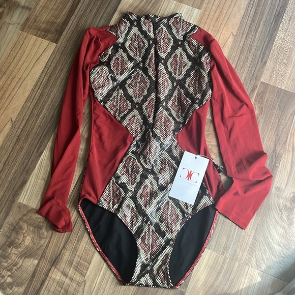 Candy Tong Collection Mercer Long Sleeve Leotard New with tags Small Dance - Picture 2 of 5